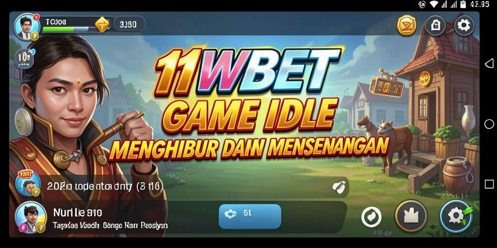 Screenshot gameplay dari 11WBET yang menunjukkan suasana Idle yang mengasyikkan.