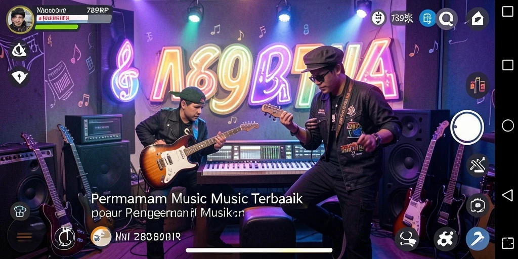 Screenshot 789RP menampilkan momen seru saat bermain musik.