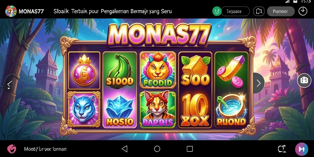 Gameplay seru dari MONAS77 yang memanjakan mata.