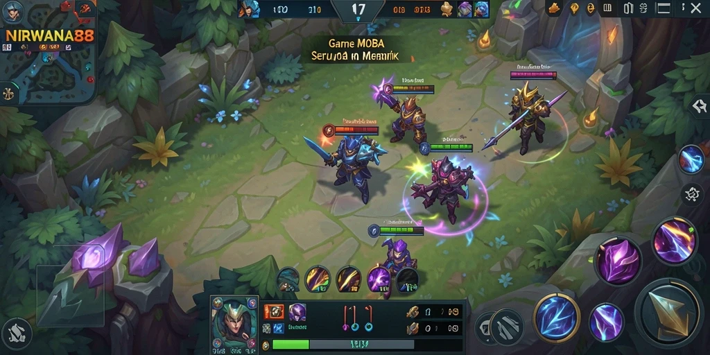 Tampilan gameplay menarik dalam NIRWANA88, penuh aksi dan strategi.