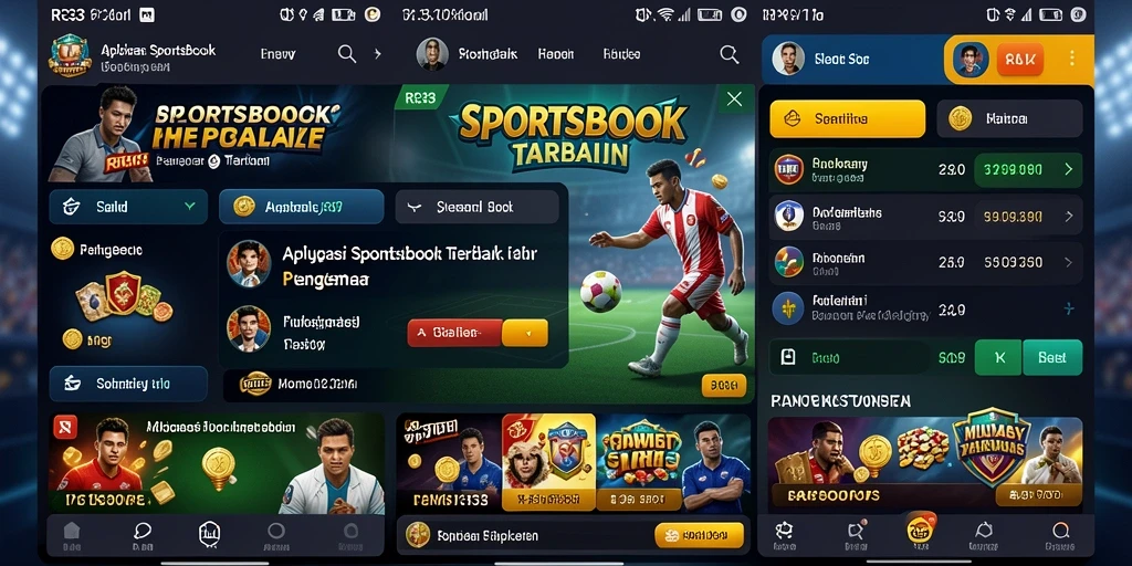 Tampilan permainan taruhan olahraga yang menarik dan interaktif di RR33.
