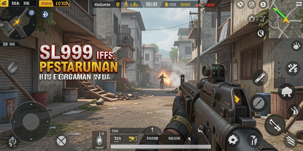 Gameplay SL999 menampilkan aksi pertempuran yang mendebarkan.